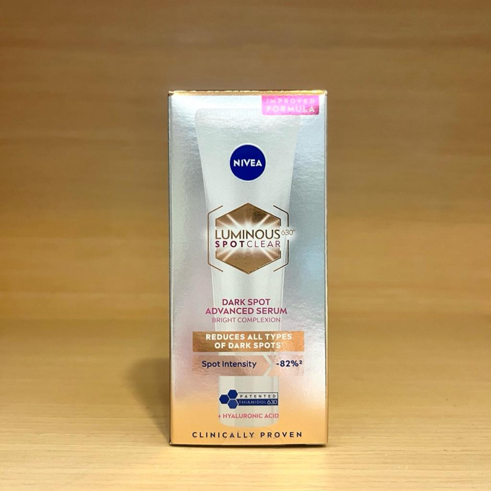 栗子美妝🌰｜NIVEA 妮維雅 LUMINOUS 630 淡斑煥白精華 小樣 30ml 中文標 金色 L630 全新正貨-細節圖6