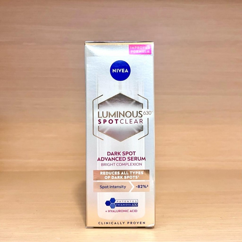栗子美妝🌰｜NIVEA 妮維雅 LUMINOUS 630 淡斑煥白精華 小樣 30ml 中文標 金色 L630 全新正貨-細節圖3