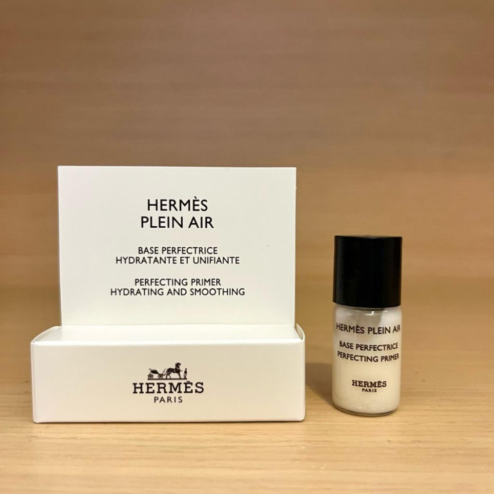 栗子美妝🌰｜HERMES BEAUTY 愛馬仕 完美妝前乳 3ml 光采霧感保養粉底 0.35ml 小樣 專櫃中文標-細節圖5