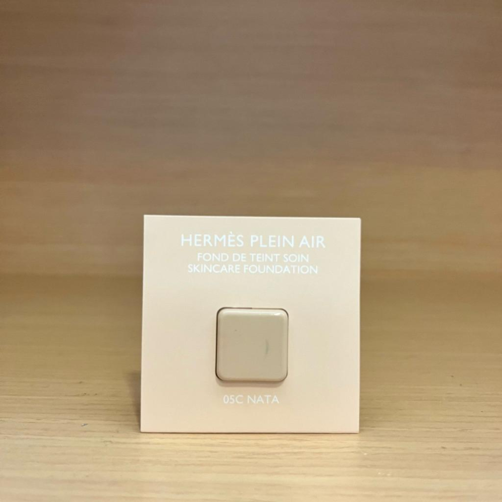 栗子美妝🌰｜HERMES BEAUTY 愛馬仕 完美妝前乳 3ml 光采霧感保養粉底 0.35ml 小樣 專櫃中文標-細節圖7