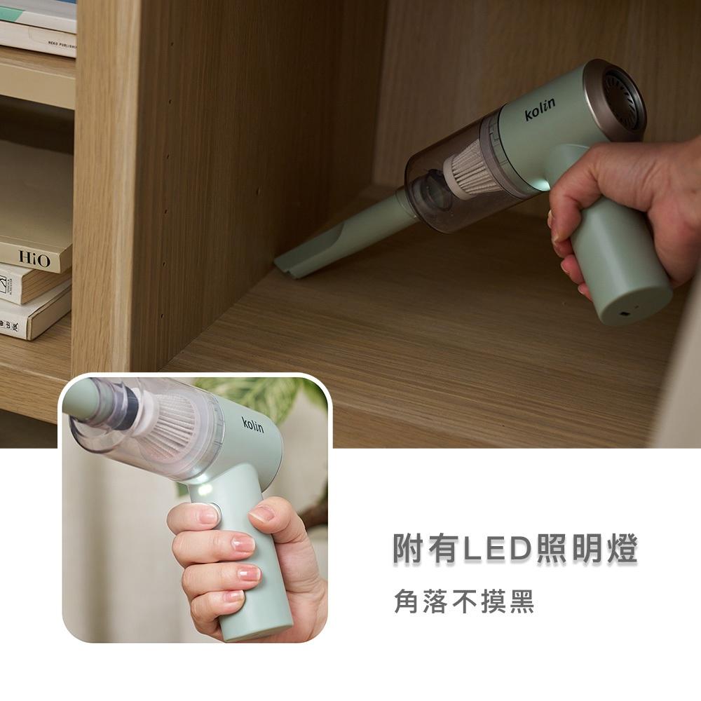 全新 Kolin 歌林 HEPA無線吹氣吸塵槍 KTC-MN707C USB充電 車用 家用 手持 噴氣槍 吹氣槍-細節圖4