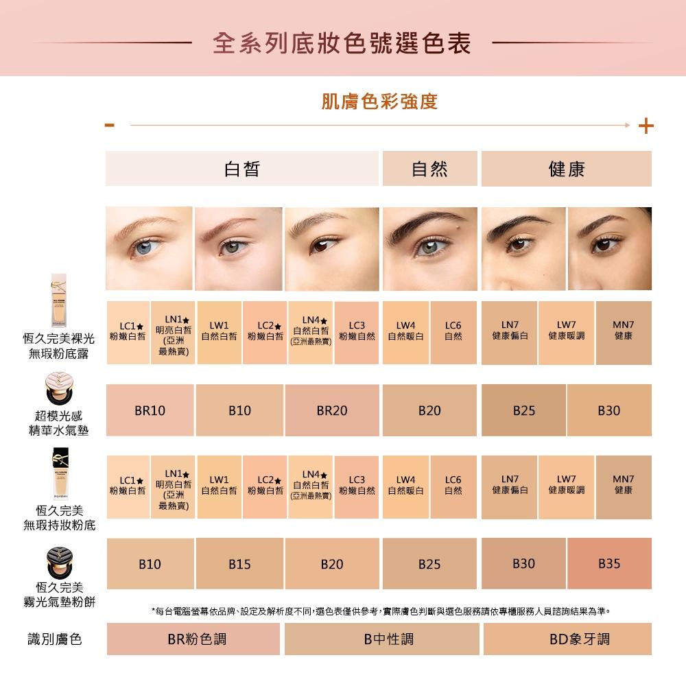 栗子美妝🌰｜新品 YSL 恆久完美裸光無瑕粉底露 5ml 粉光瓶 LC2 LN1 小樣 專櫃中文標 旅行裝 聖羅蘭-細節圖5