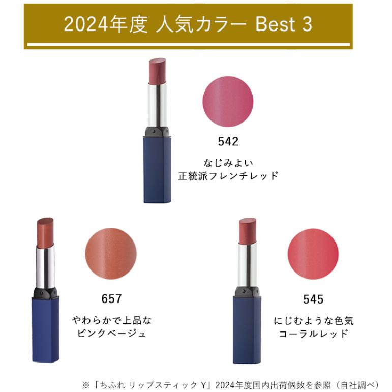 栗子美妝🌰｜CHIFURE 唇膏 545 744 唇釉 183 583 🇯🇵日本唇膏 籃管唇膏 日本唇釉 全新-細節圖2