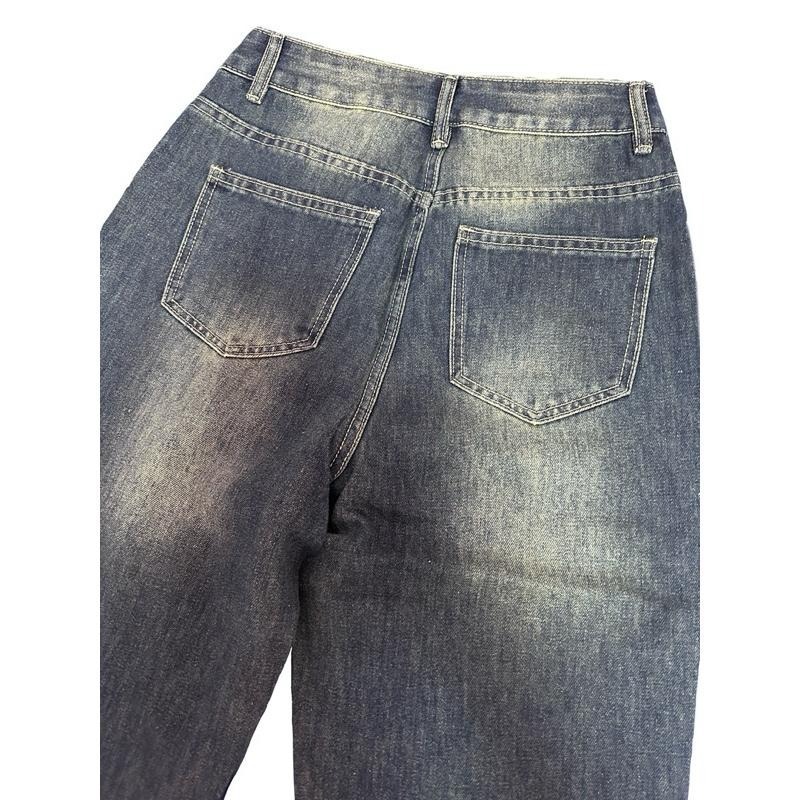 🔥清倉拍賣🔥全現貨 復古藍喇叭牛仔褲-細節圖6