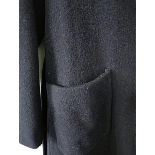 H2O深藍色綁帶大衣-細節圖4