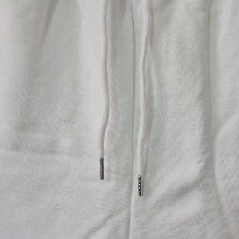 白色毛圈縮口棉褲 XL-細節圖4