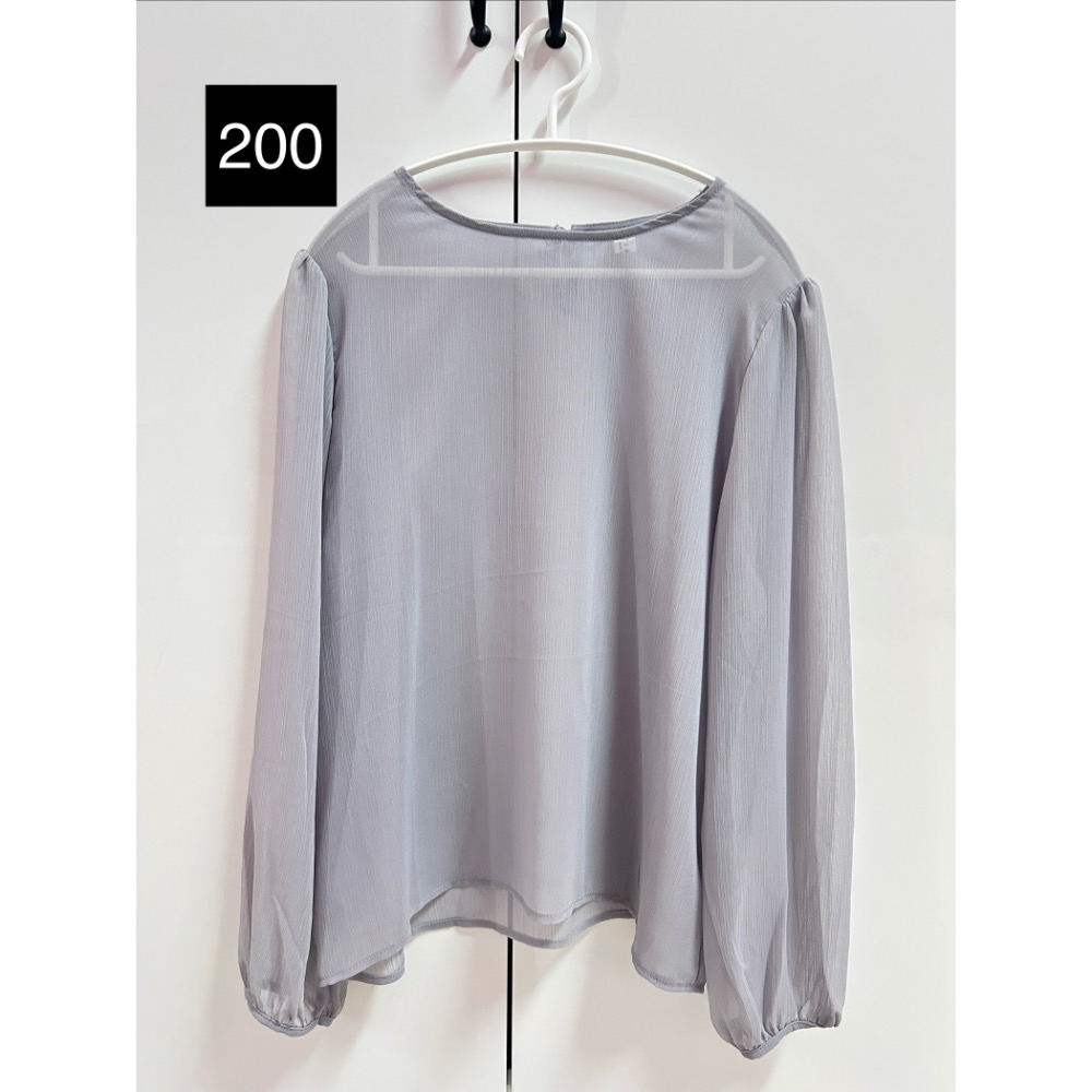 Desire shop 透膚長袖上衣-細節圖2