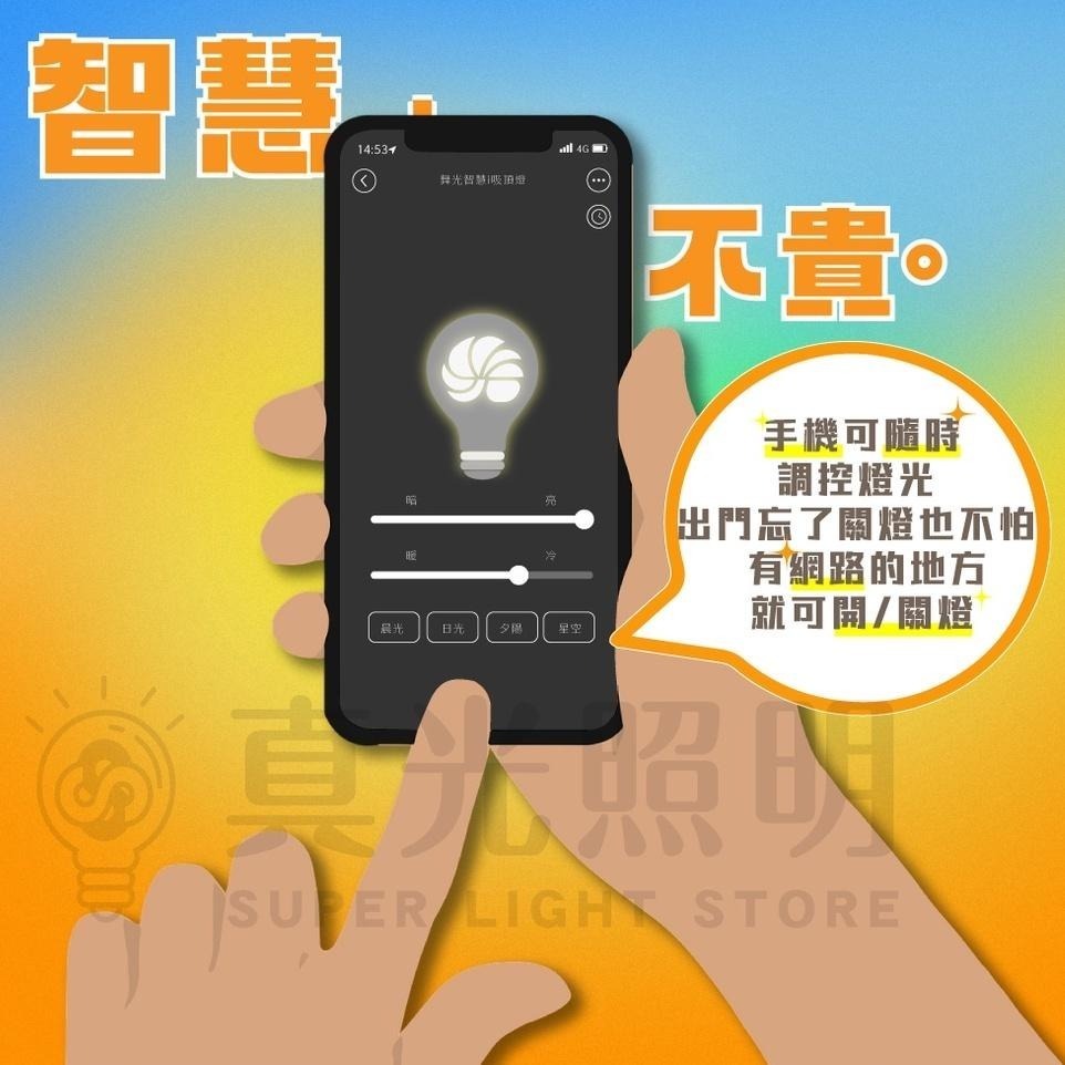 舞光 智慧i系列12W智能三用燈泡 球泡 LED-E2712-I 聲控／壁切開關／米家APP-細節圖2