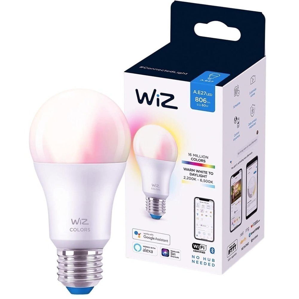 💙 Philips 飛利浦 💡 🔮 WiZ 智慧照明 全彩LED燈泡 8W / E27螺頭 / A60-細節圖8