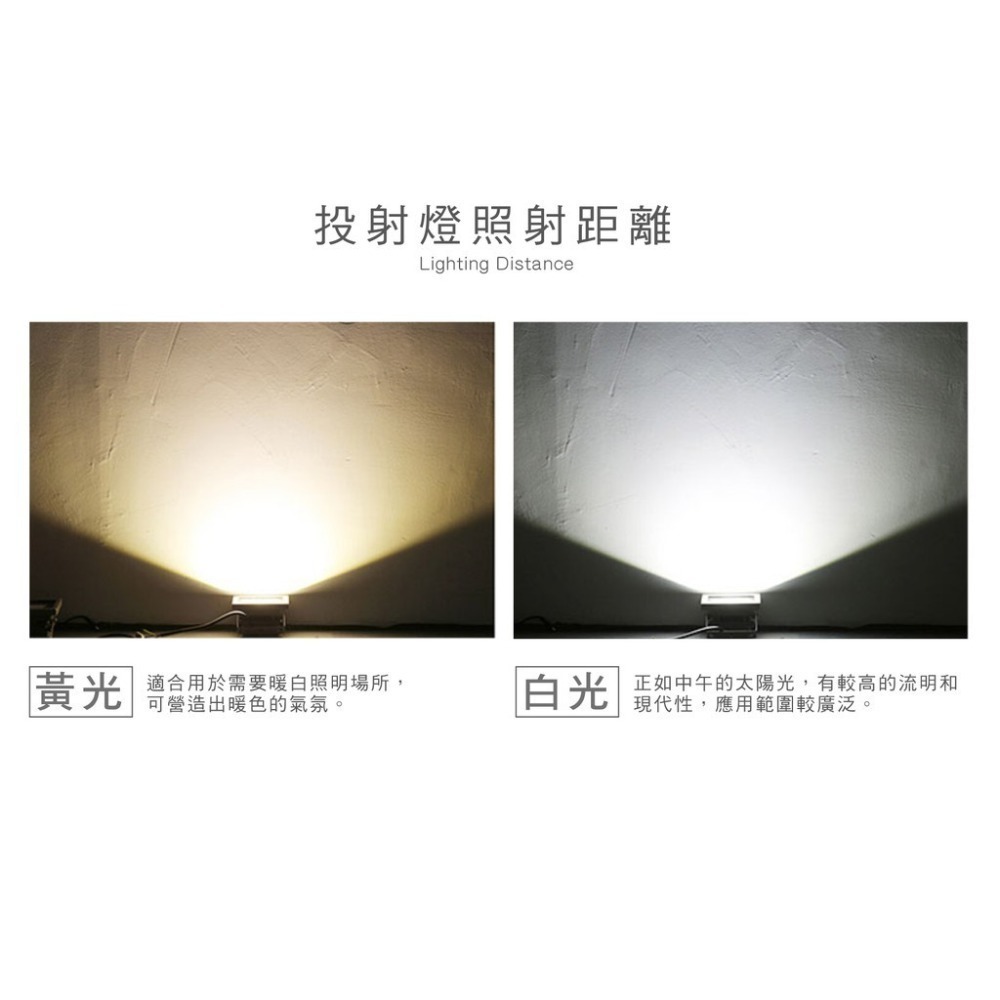 LED 感應式 戶外 投射燈 10W 20W 30W 50W 白光 黃光  投射燈  燈具-細節圖3