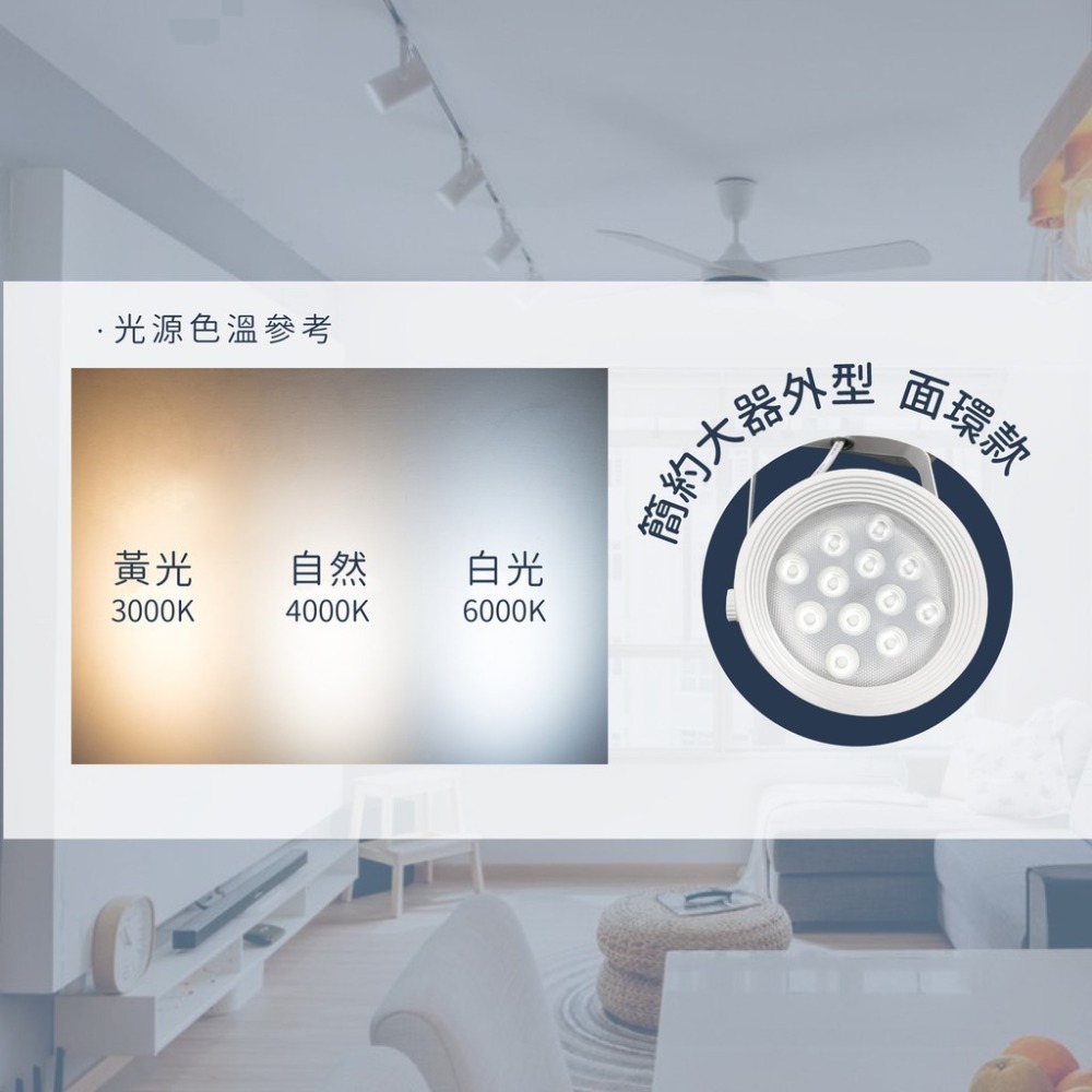 [快閃活動價] LED 軌道燈 台灣製造 AR111 碗公款 LED 15W 1300lm 工業風 投射燈-細節圖3