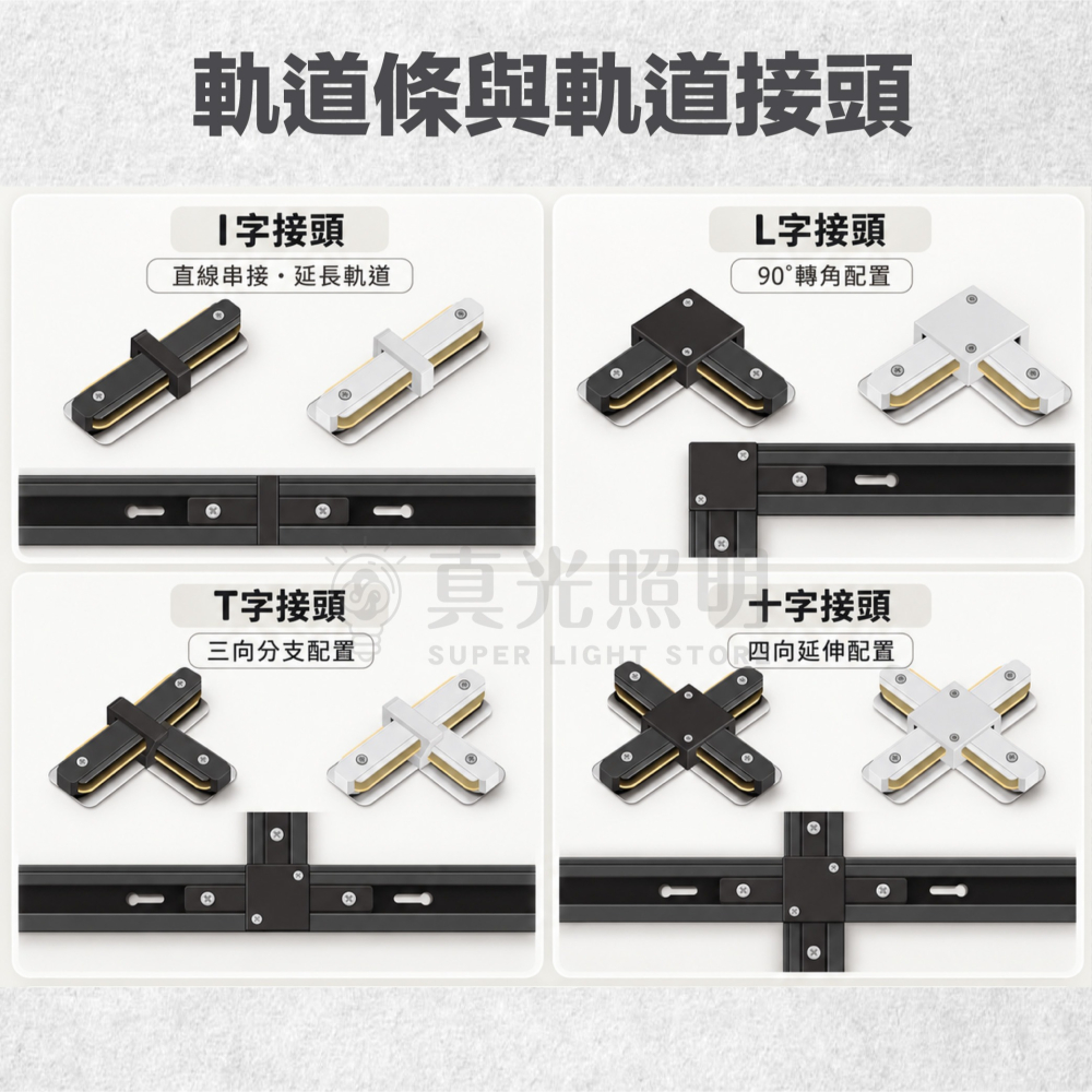 💡 真光照明 🙌🏻  LED 軌道條 1米 2米 軌道燈 專用軌道-細節圖3