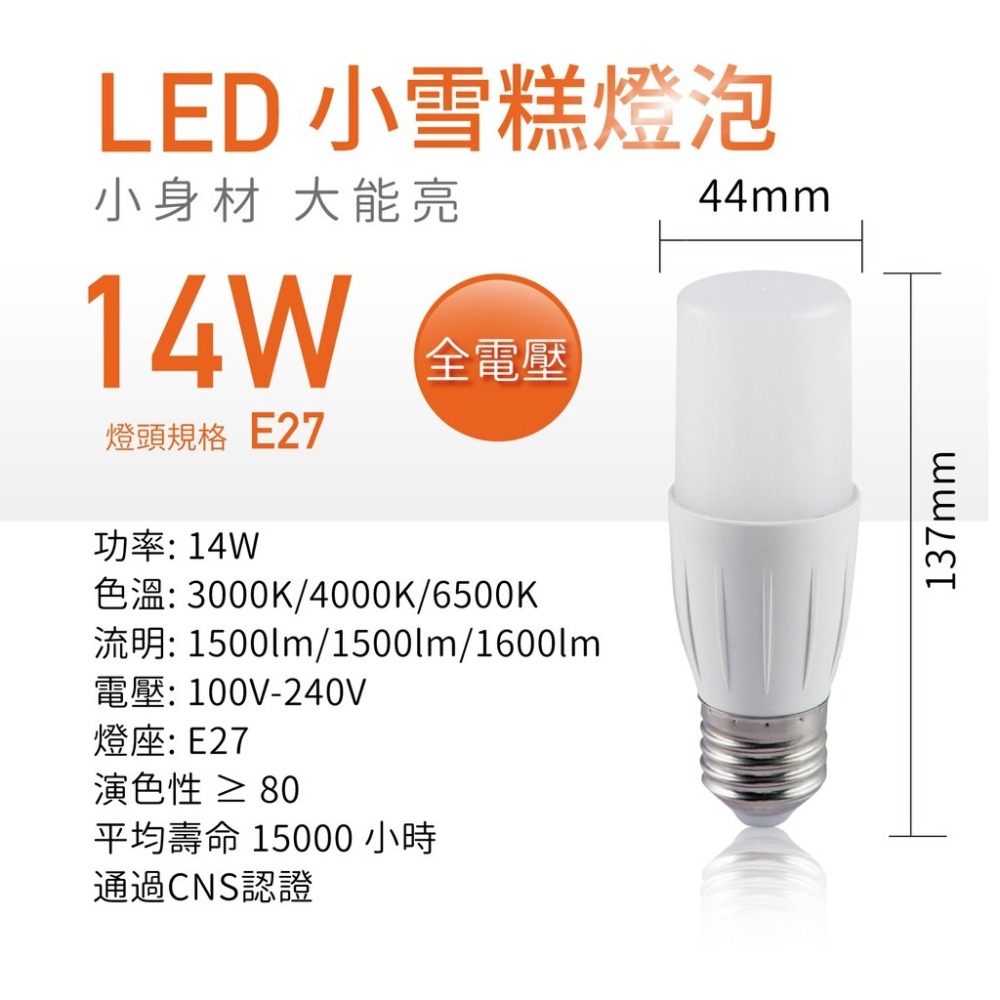 小冰兵  E27 E14 8.5W 14W  LED燈泡 / 省電燈泡 / 球泡燈 / 雪糕燈  小小冰-細節圖3