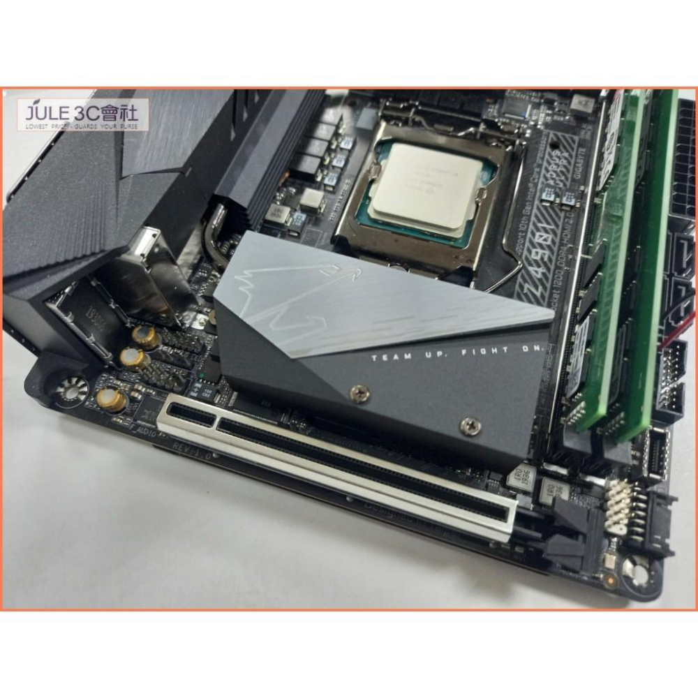 JULE 3C會社-技嘉 Z490i AORUS ITX+ i5 10400F 十代 CPU+ 金士頓 DDR4 32G-細節圖2