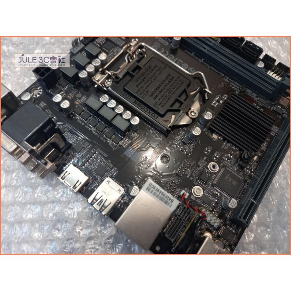 JULE 3C會社-技嘉 H310N 2.0 H310/八九代/DDR4/電競網路/M2/超耐久/庫存/ITX 主機板-細節圖4