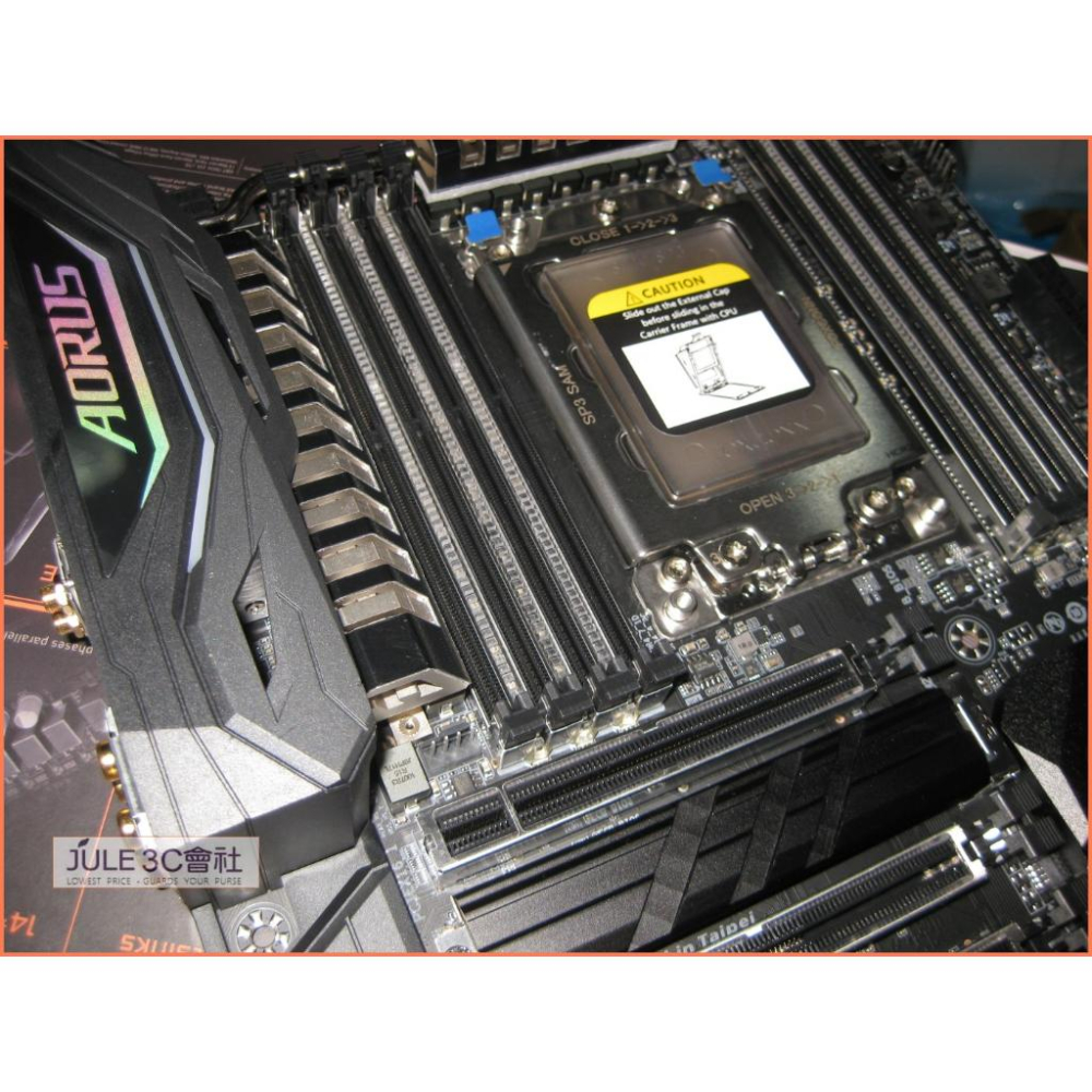 JULE 3C會社-技嘉 X399 AORUS Gaming 7 X399/電競/RGB/極致效能/庫存/TR4 主機板-細節圖5