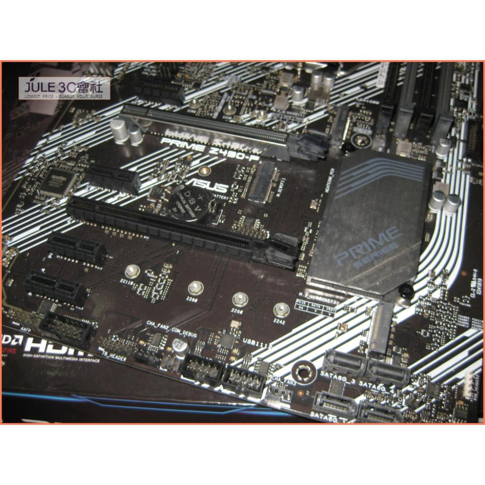 JULE 3C會社-華碩ASUS PRIME Z490-P CSM Z490/十代/雙M2/盒裝保內/1200 主機板-細節圖3