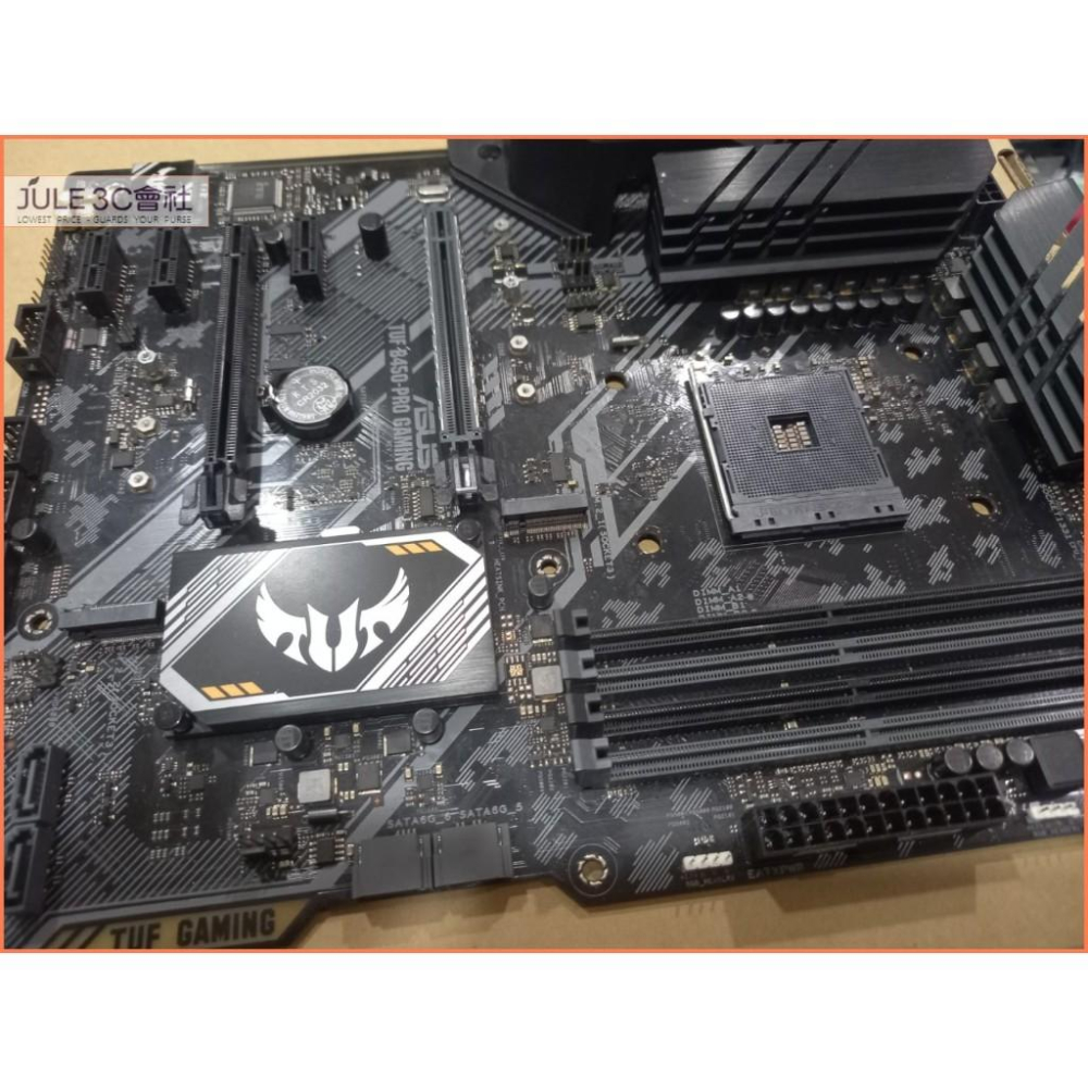 JULE 3C會社-華碩TUF B450-PRO GAMING B450/電競/雙M2/保內/ATX/AM4