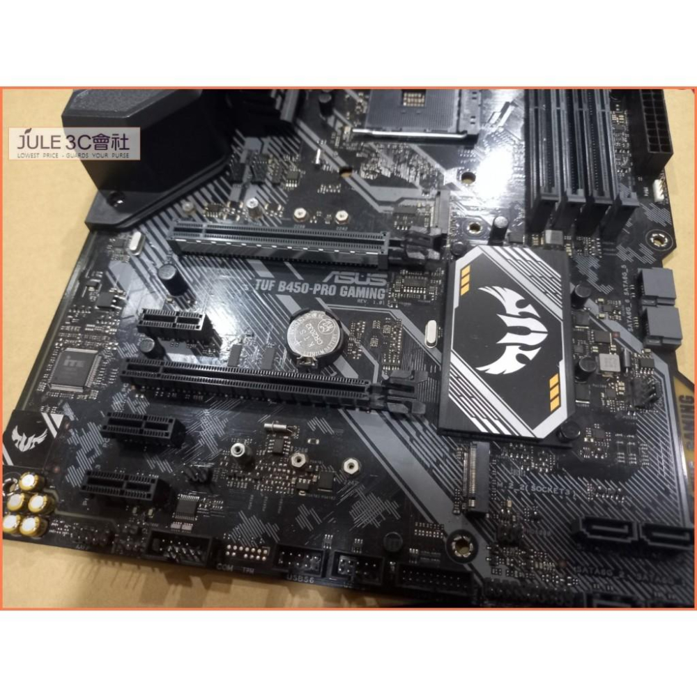 JULE 3C會社-華碩 TUF B450-PRO GAMING B450/電競/雙M2/保內/ATX/AM4 主機板-細節圖2