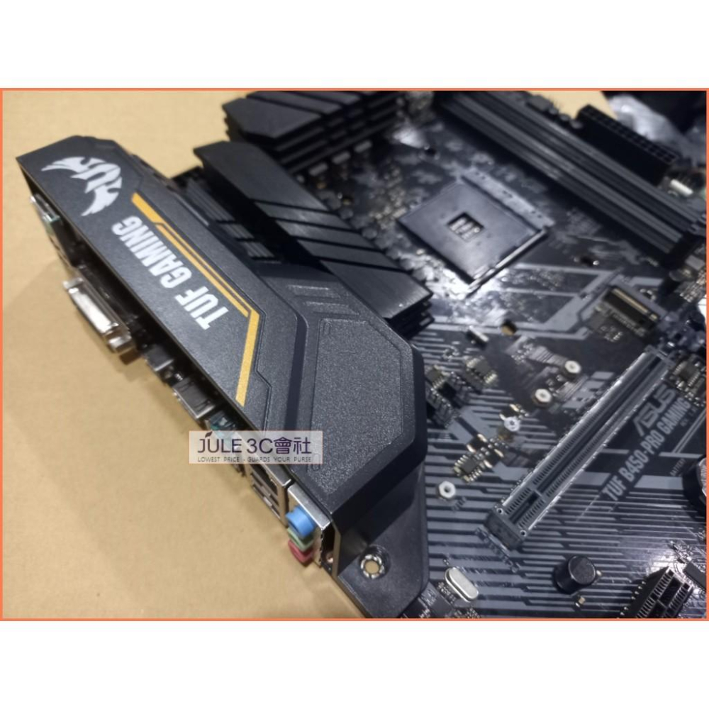 JULE 3C會社-華碩 TUF B450-PRO GAMING B450/電競/雙M2/保內/ATX/AM4 主機板-細節圖5