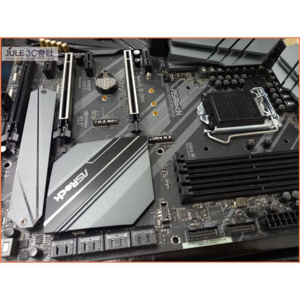 JULE 3C會社-華擎 Z390 EXTREME 4 Z390/八九代/12 相供電/旗艦款/盒裝庫存/ATX 主機板-細節圖3