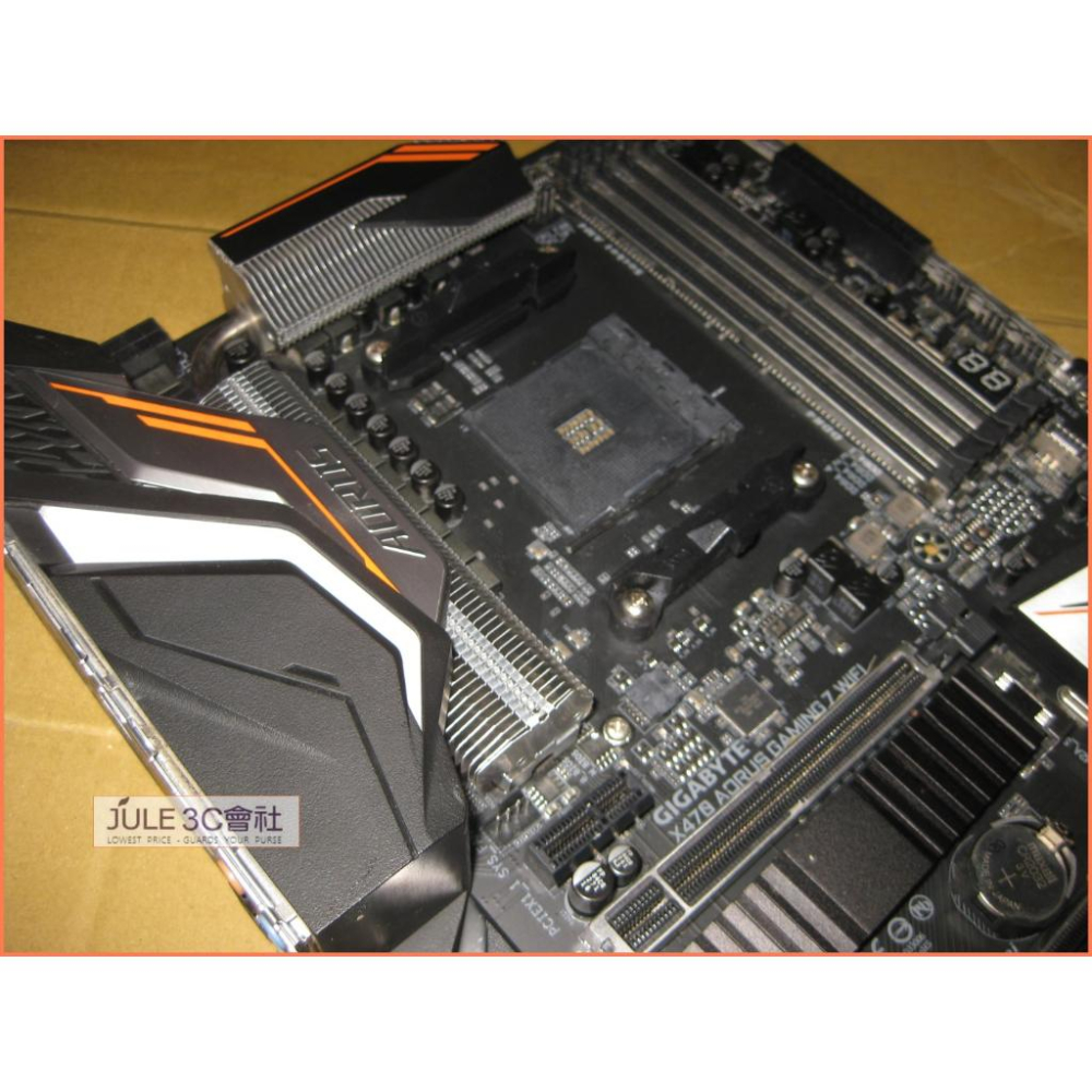 JULE 3C會社-技嘉 X470 AORUS GAMING 7 WIFI RYZEN全系列/電競/庫存/AM4 主機板-細節圖5