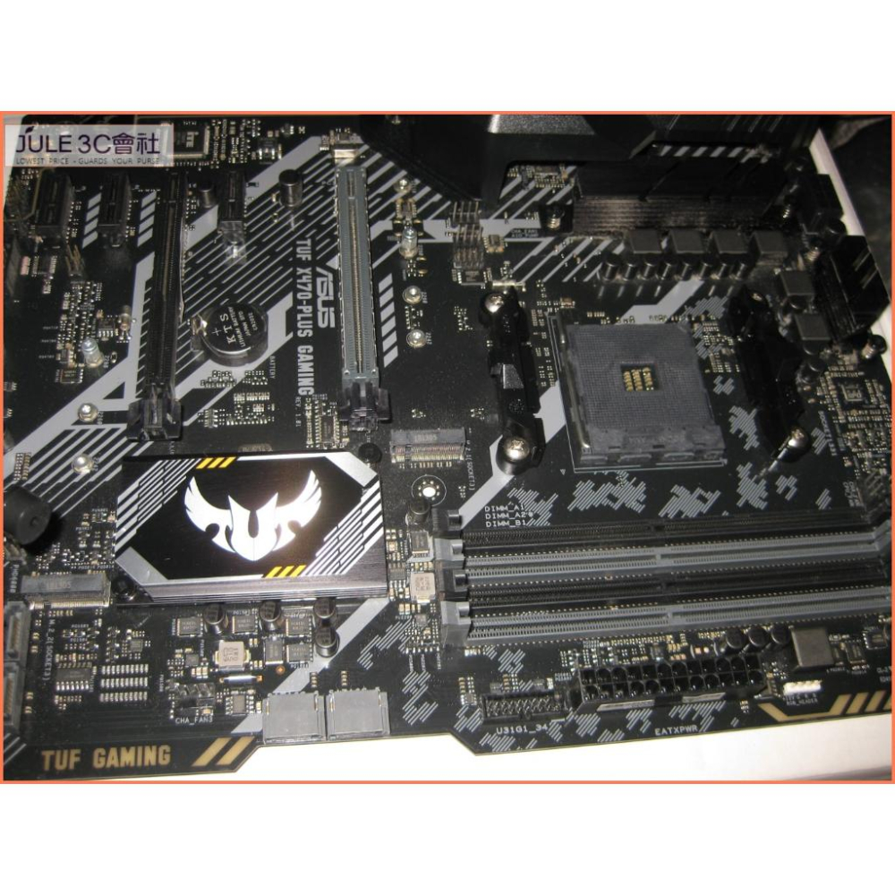 JULE 3C會社-華碩TUF X470-PLUS GAMING X470/電競/軍規/良品/ATX/AM4