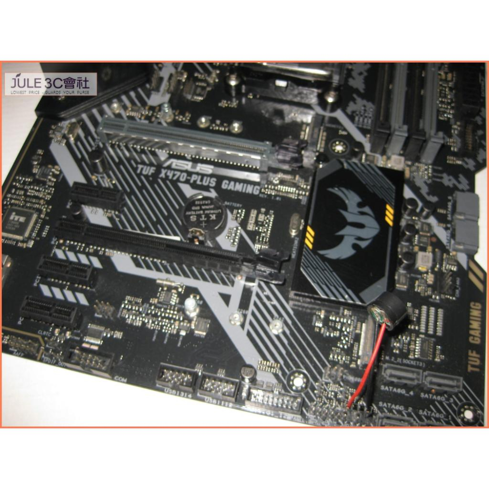 JULE 3C會社-華碩 TUF X470-PLUS GAMING X470/電競/軍規/良品/ATX/AM4 主機板-細節圖2