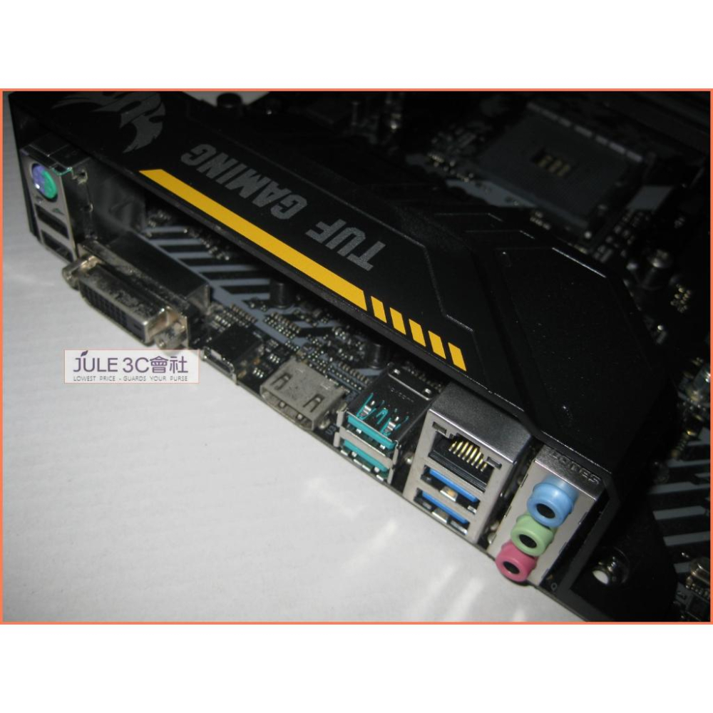 JULE 3C會社-華碩 TUF X470-PLUS GAMING X470/電競/軍規/良品/ATX/AM4 主機板-細節圖4
