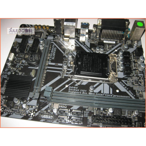 JULE 3C會社-技嘉 H310M DS2 2.0 H310/DDR4/八九代/LPT/1151/MATX 主機板