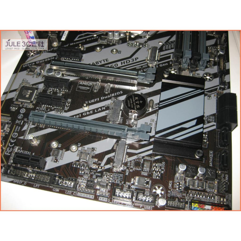 JULE 3C會社-技嘉 B360-HD3P B360/DDR4/八九代/雙M2/TYPE C/超耐久/ATX 主機板-細節圖3