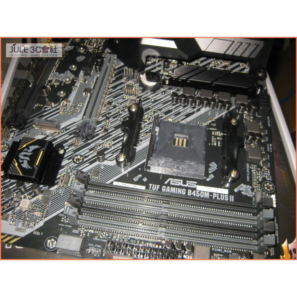 JULE 3C會社-華碩 TUF GAMING B450M-PLUS II B450/電競/庫存/保內/AM4 主機板-細節圖3