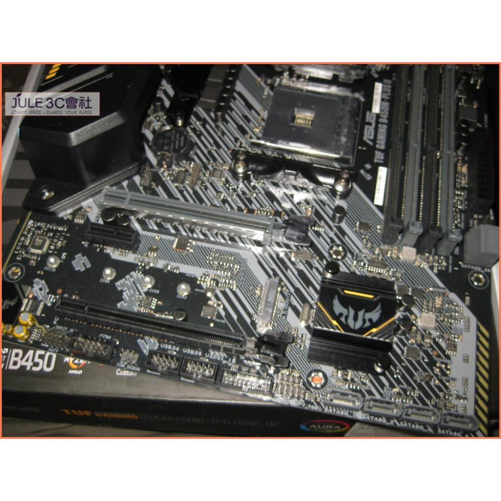 JULE 3C會社-華碩 TUF GAMING B450M-PLUS II B450/電競/庫存/保內/AM4 主機板-細節圖4