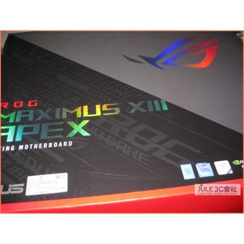 JULE 3C會社-華碩ASUS ROG MAXIMUS XIII APEX Z590/RGB/電競/全新 主機板