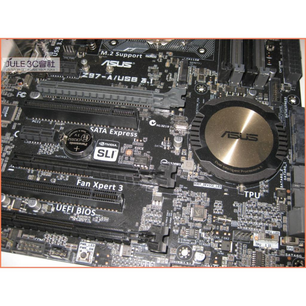 JULE 3C會社-華碩 Z97-A USB3.1 Z97/DDR3/M2/雙智能處理器/電競/ATX/1150 主機板-細節圖2