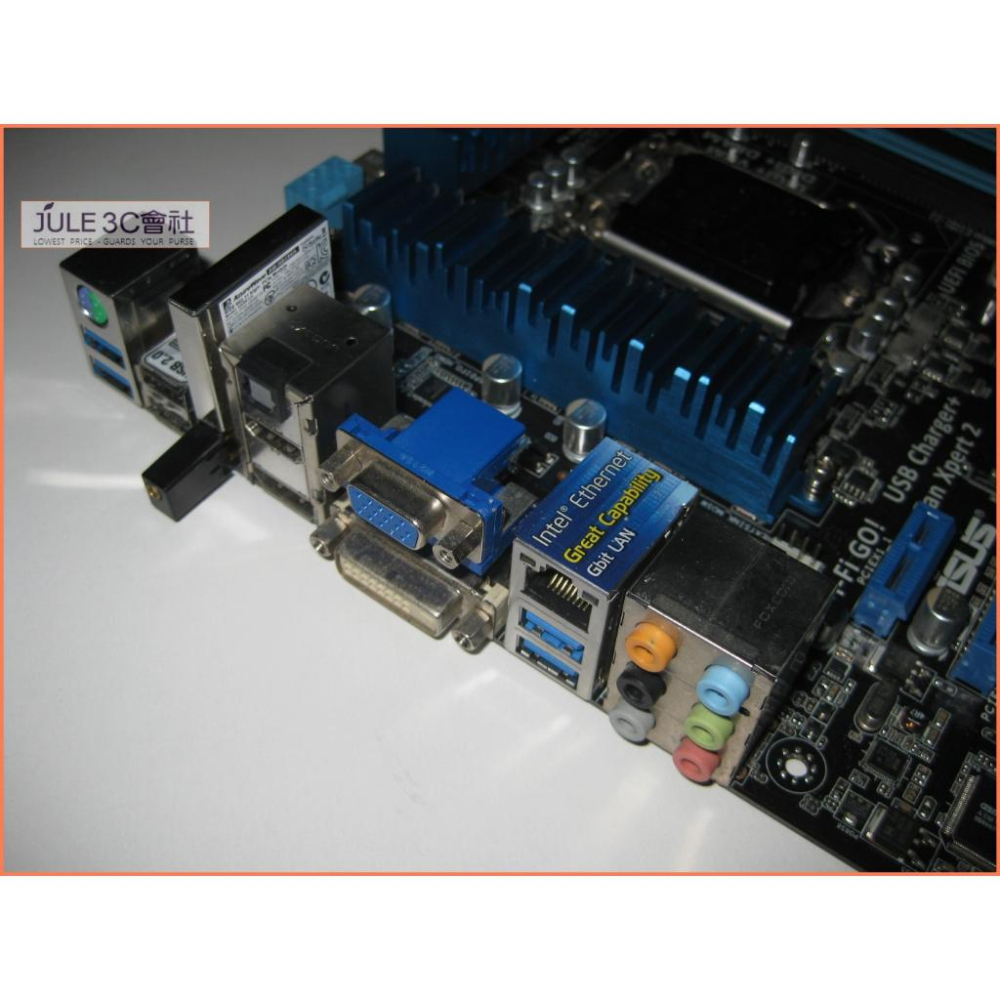 JULE 3C會社-華碩ASUS P8Z77-V Z77/DDR3/極致超頻/雙智能/良品/ATX/1155 主機板-細節圖4