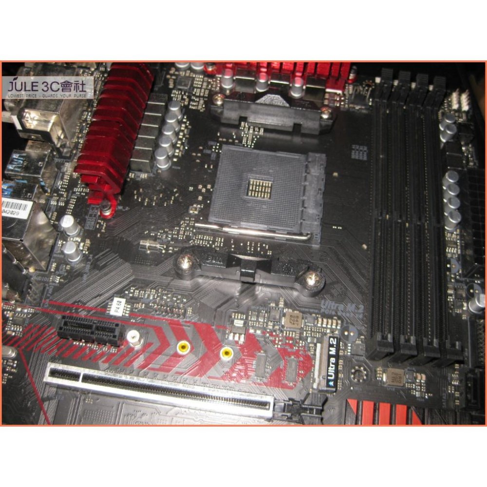JULE 3C會社-華擎 Fatal1ty AB350 Gaming K4 B350/電競/良品/ATX/AM4 主機板-細節圖3