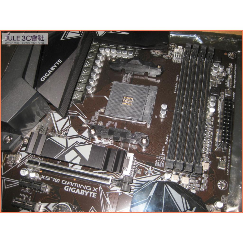 JULE 3C會社-技嘉 X570 GAMING X X570/DDR4/10+2相/全數位電源/電競/AM4 主機板-細節圖3