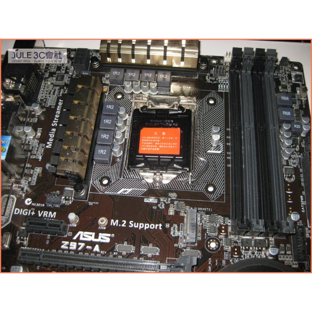 JULE 3C會社-華碩ASUS Z97-A Z97/DDR3/M2/雙智能處理器/電競系列/ATX/1150 主機板-細節圖3