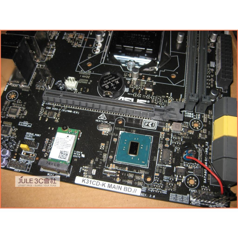 JULE 3C會社-華碩ASUS K31CD-K H110/DDR4/VIVO PC K31家用機/MATX 主機板-細節圖2