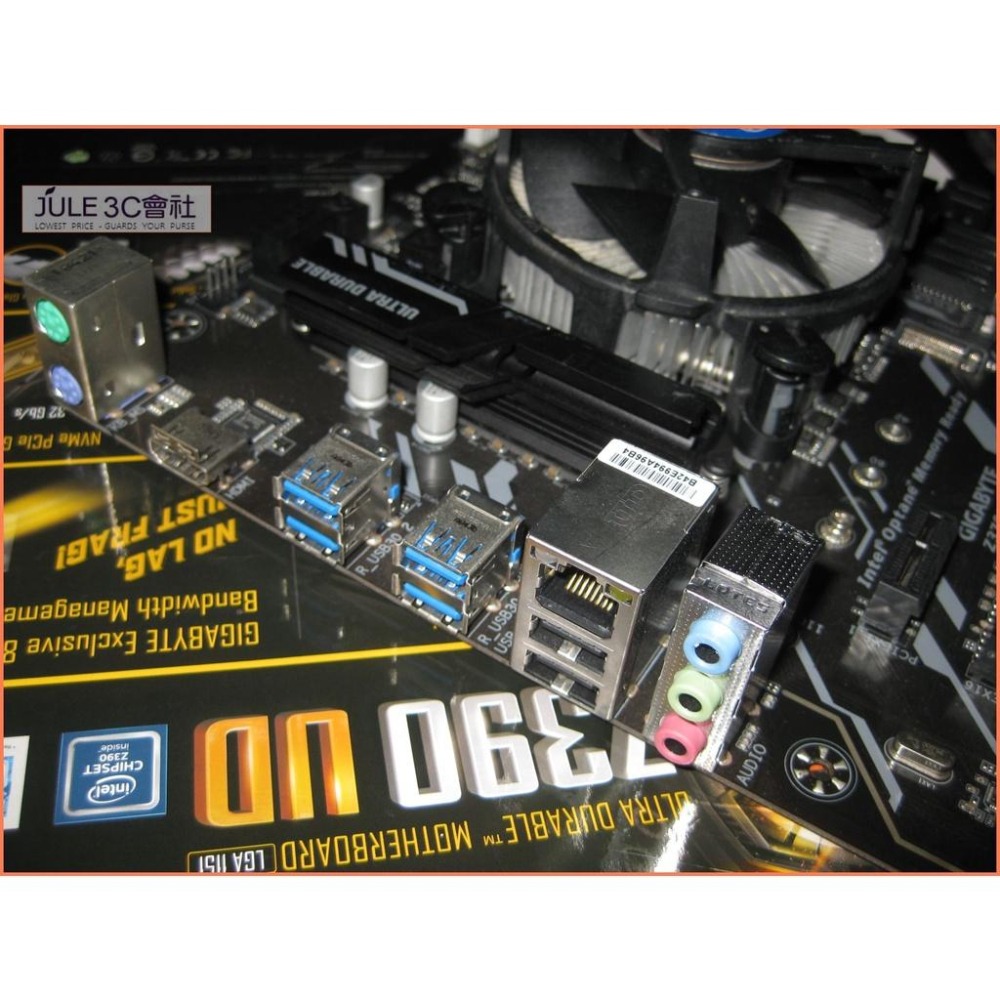 JULE 3C會社-技嘉 Z370P-D3 Z370 主機板 + Intel i5 8400 六核/含風扇 CPU-細節圖2