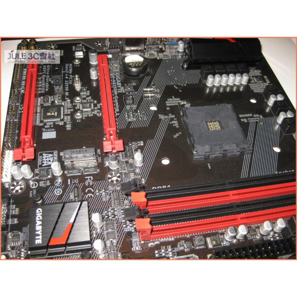 JULE 3C會社-技嘉 AB350M-GAMING 3 B350/DDR4/全系列/庫存/MATX/AM4 主機板-細節圖2