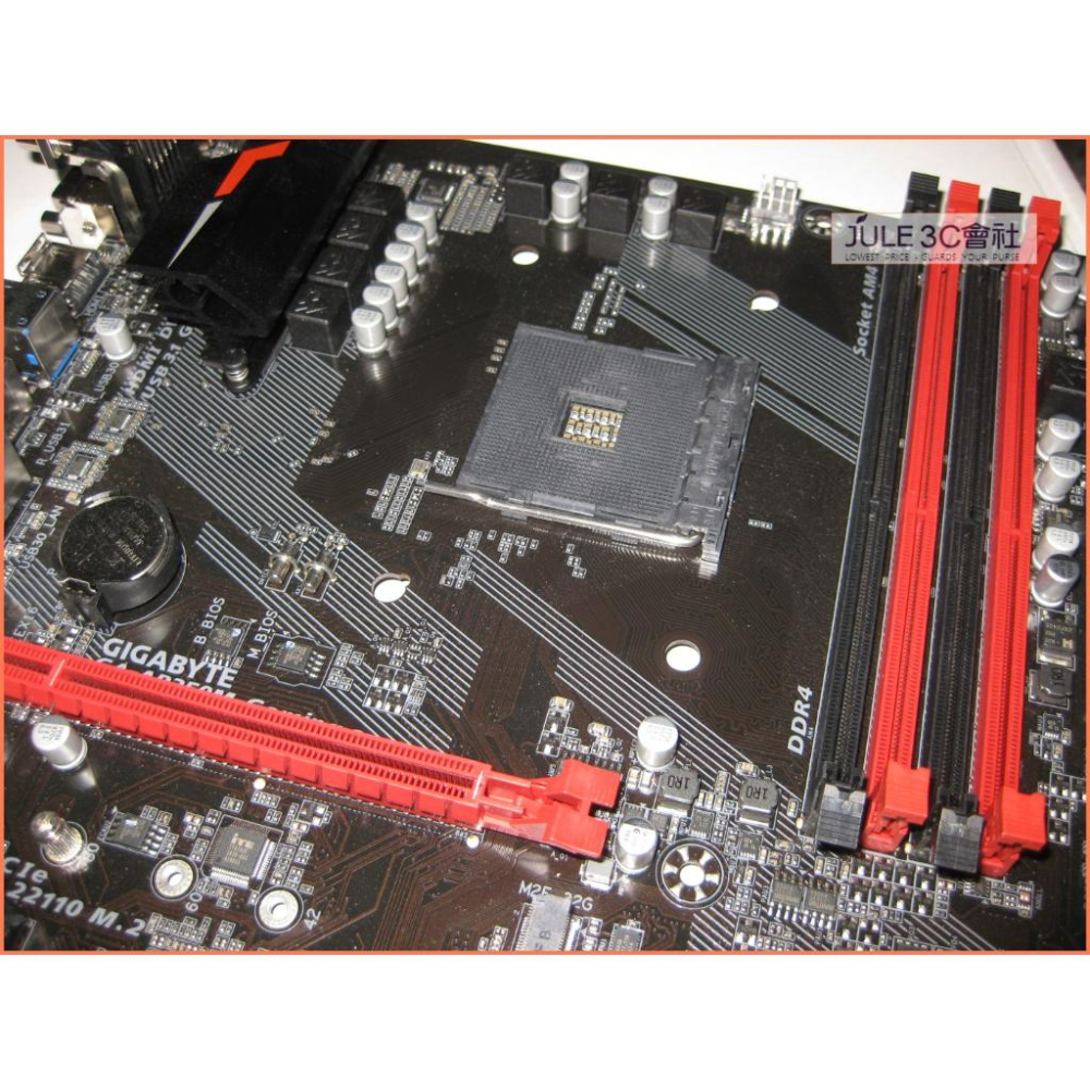JULE 3C會社-技嘉 AB350M-GAMING 3 B350/DDR4/全系列/庫存/MATX/AM4 主機板-細節圖4