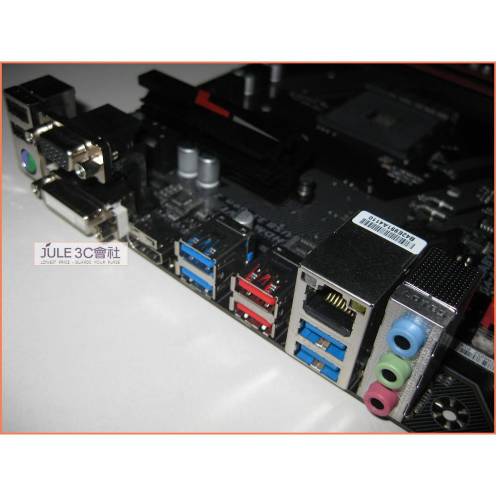 JULE 3C會社-技嘉 AB350M-GAMING 3 B350/DDR4/全系列/庫存/MATX/AM4 主機板-細節圖5