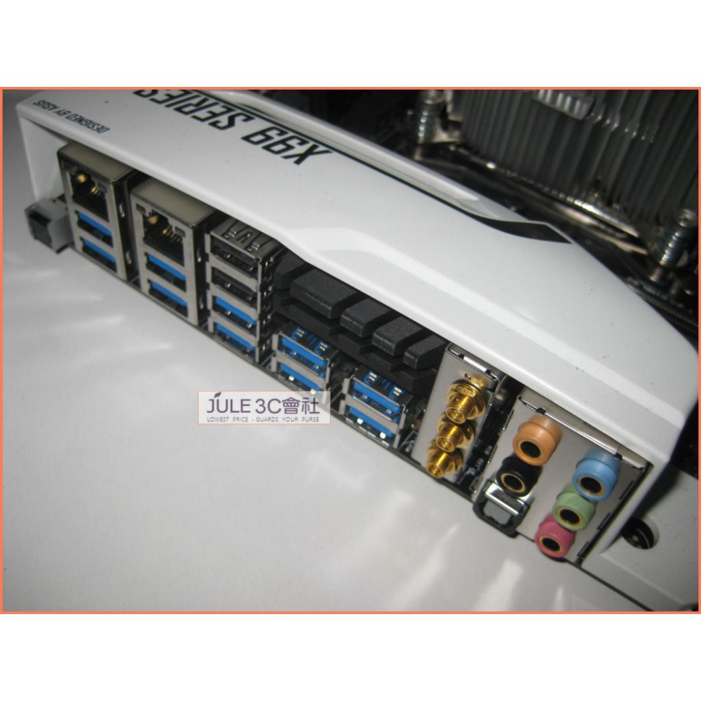 JULE 3C會社-華碩 X99 DELUXE DDR4/ATX 主機板+ i7 5930K 12核心/含風扇 CPU-細節圖4