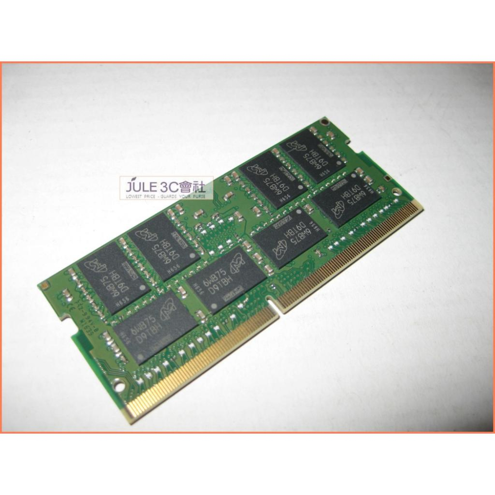 JULE 3C會社-金士頓Kingston DDR4 2400 16G KVR24S17D8/16 筆電/終保 記憶體-細節圖2