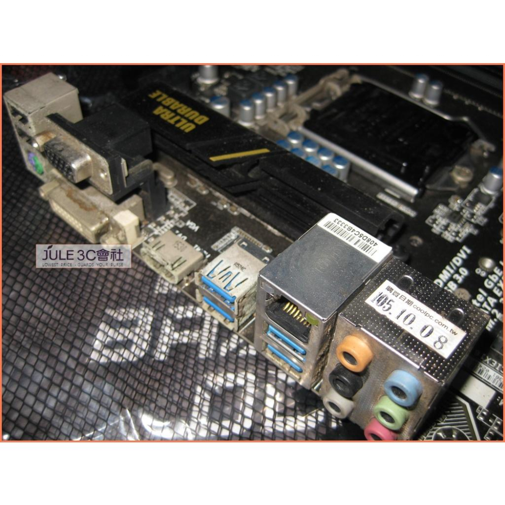 JULE 3C會社-技嘉 H170M-D3H DDR3 H170/六七代/4K HD/極速電競/良品/MATX 主機板-細節圖4