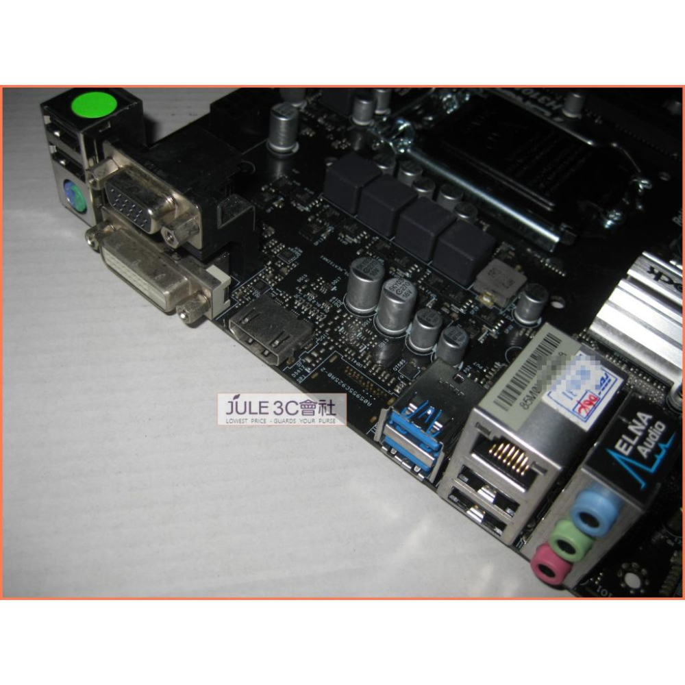 JULE 3C會社-華擎ASROCK H310M-HDV H310/DDR4/八九代/ 超合金/良品/MATX 主機板-細節圖4
