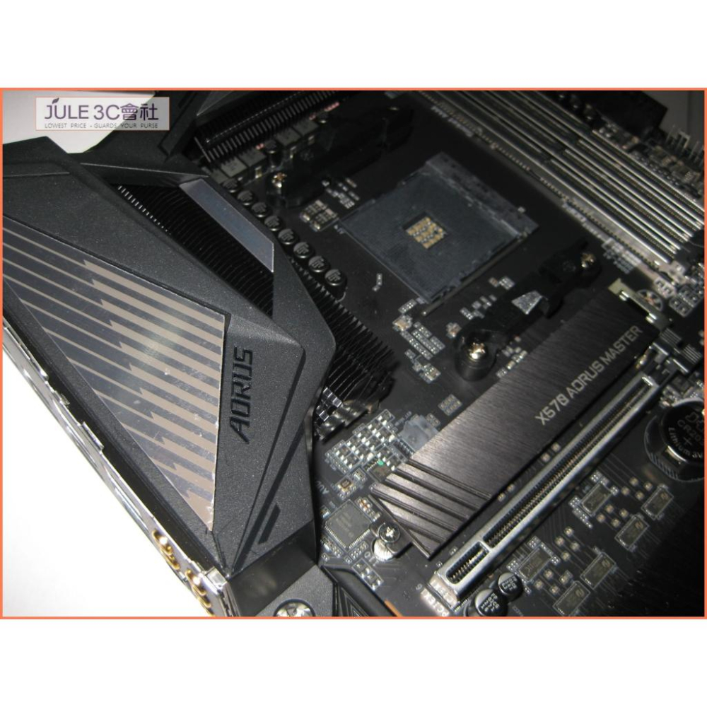 JULE 3C會社-技嘉 X570 AORUS MASTER 14相VRM電源/散熱裝甲/旗艦款/庫存/AM4 主機板-細節圖5