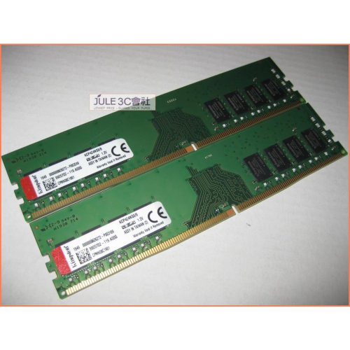 JULE 3C會社-金士頓Kingston KCP424NS8/8 DDR4 2400 8GX2 共16G 終保 記憶體